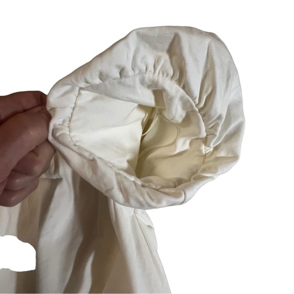 NWT Free People We The Free Here To Slay Tee Ivory M Boho off shoulder cropped - Picture 11 of 16